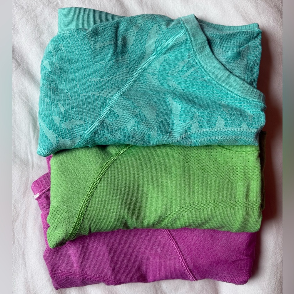 Lululemon Swiftly Long Sleeve - Lot of 3